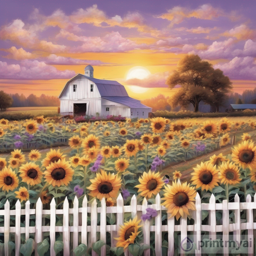 Painting a Farm Sunset Masterpiece: An Artistic Journey