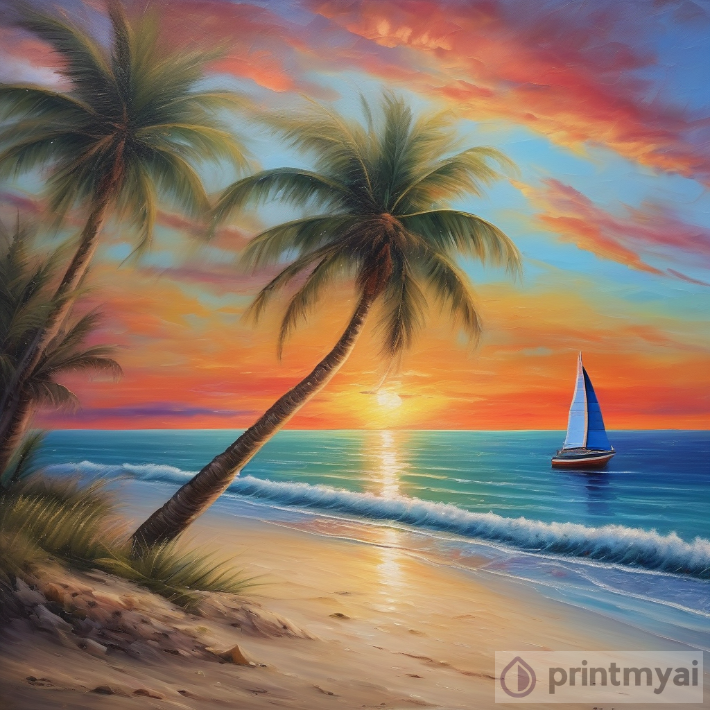 A Masterpiece of Tranquility: Long Sandy Beach, Open Ocean, and Gorgeous Sunset