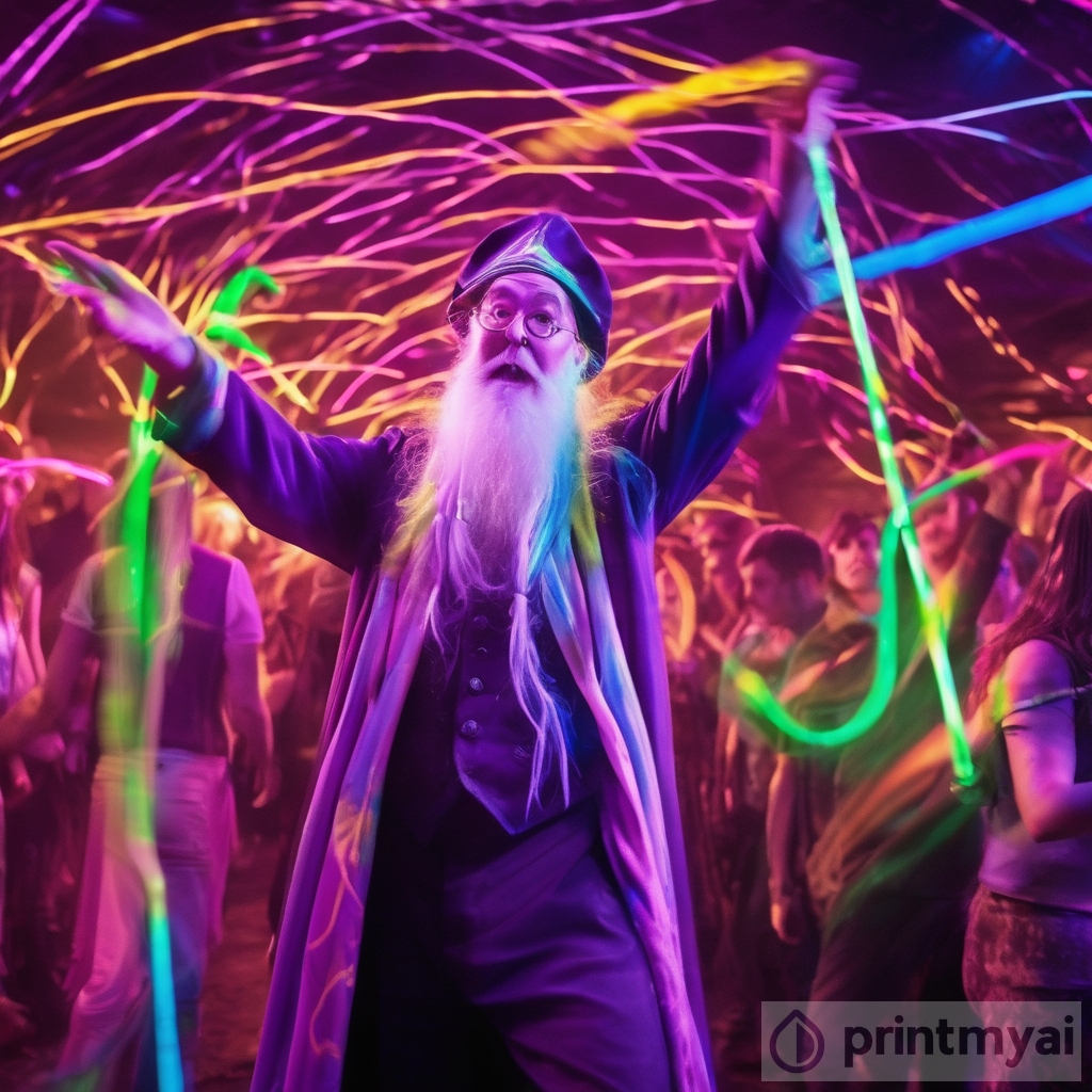 Dumbledore Dancing: The Enchanting Underground Rave Surprise