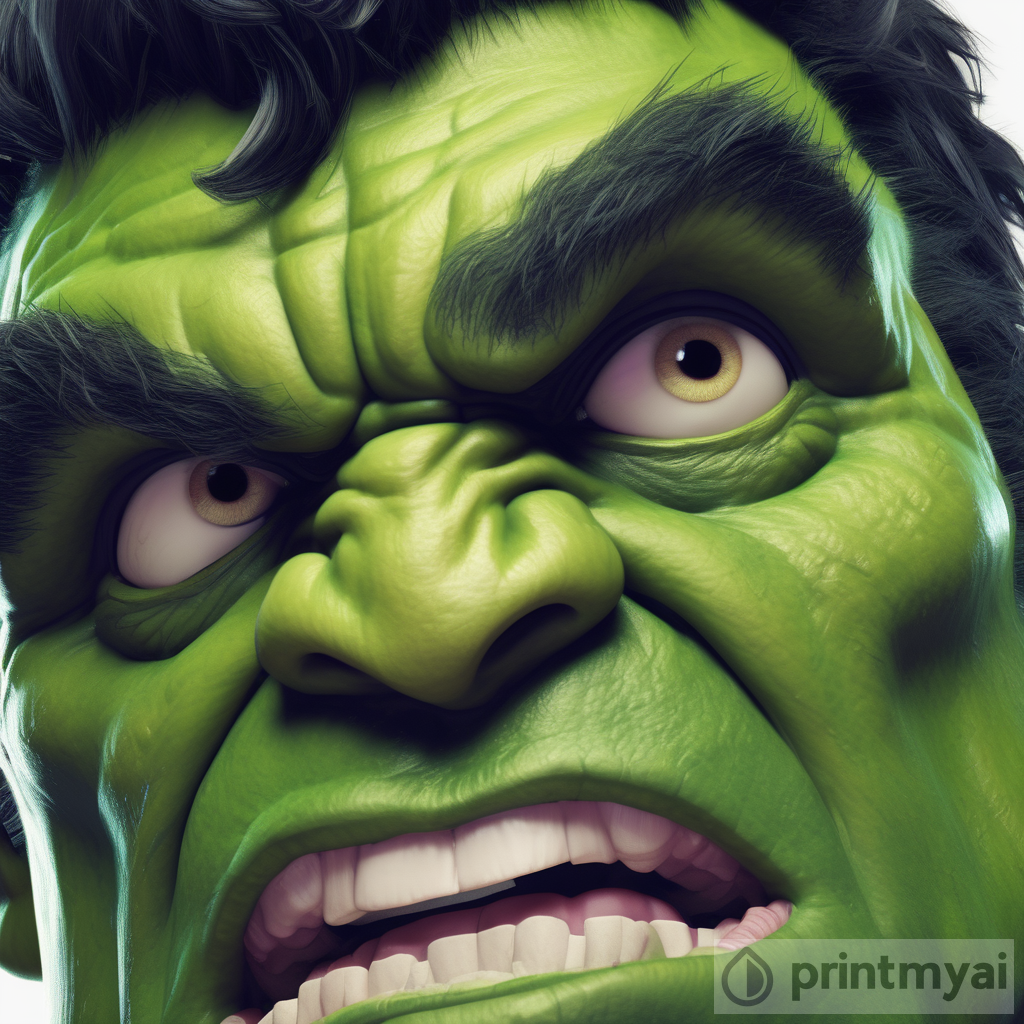 The Hyperrealistic Fantasy of The Hulk's Playful Goblin Academia in Indian Pop Culture