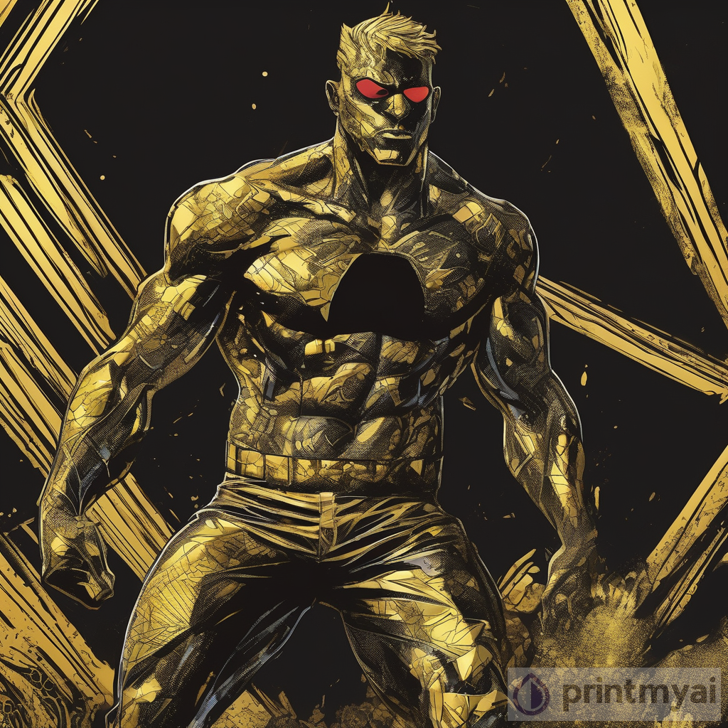 Unleashing the Marvel: A Journey into Dark Black and Gold Comics