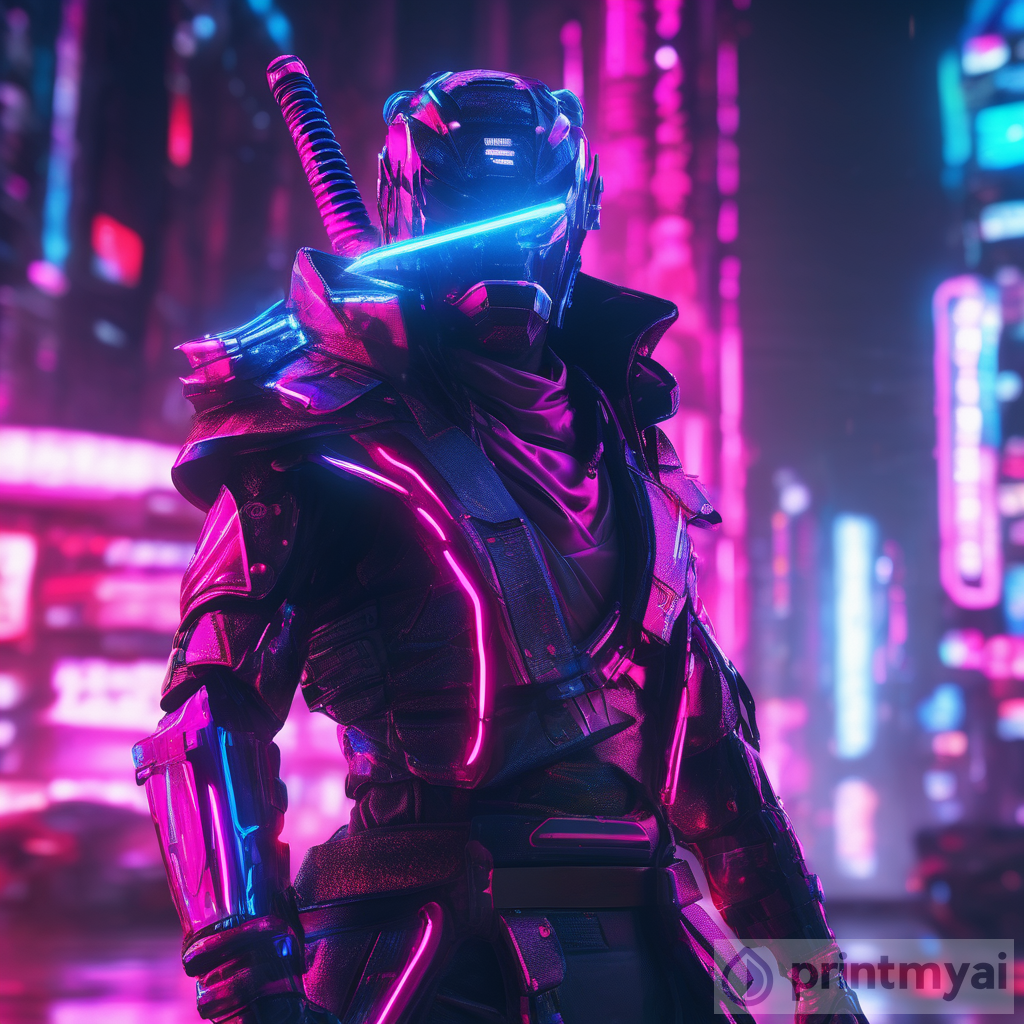Cyber Samurai: Dueling Rogue AI in Neon-Lit Tokyo