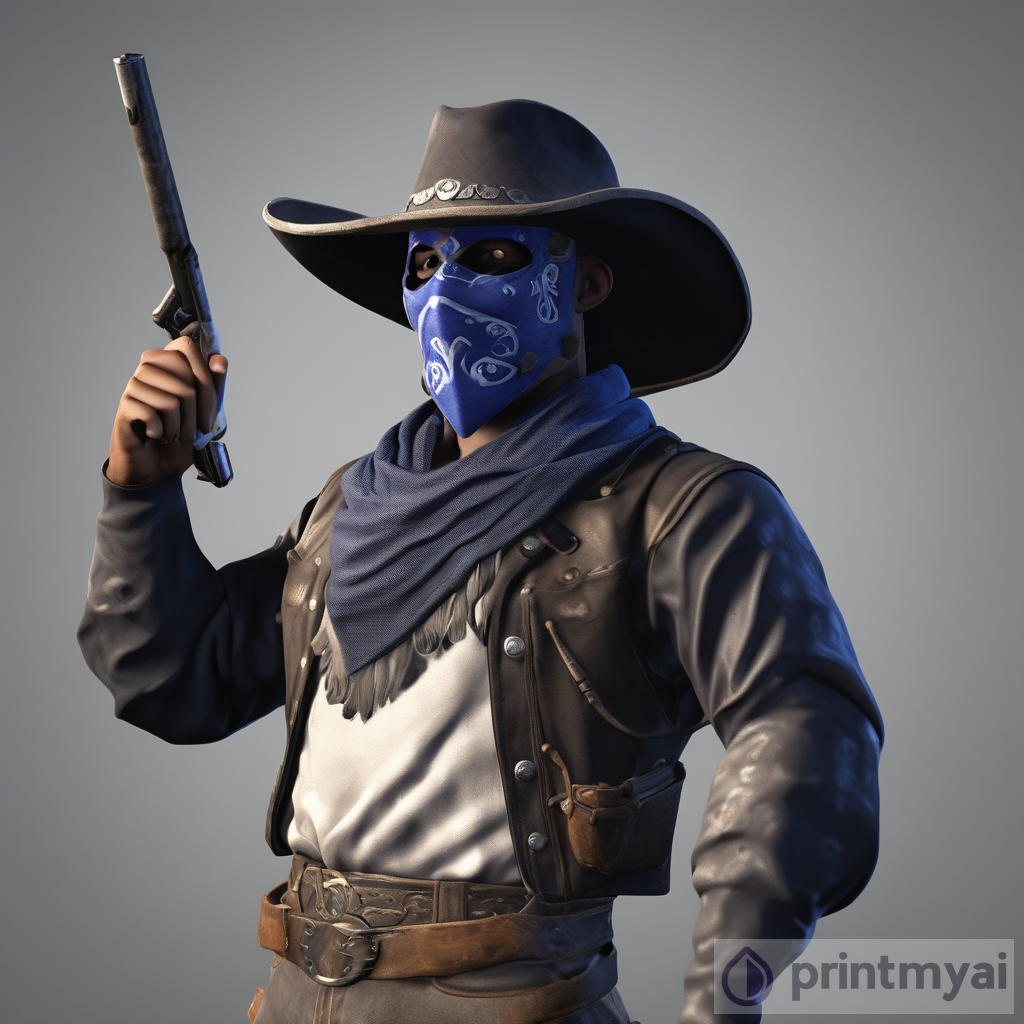 Hyper-Realistic Western Bandit: Ultra Detailed Masked Outlaw