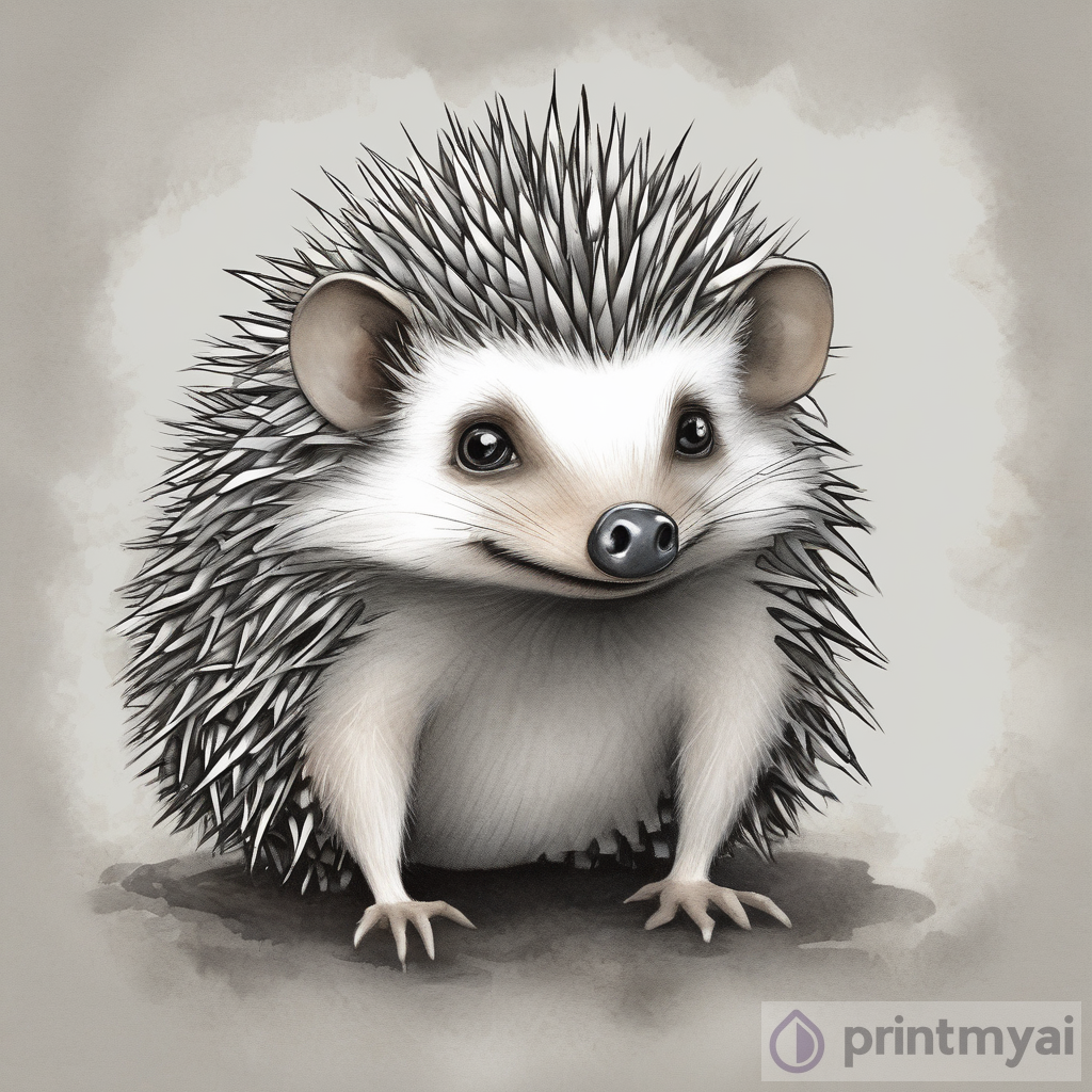 Bright-Eyed Silver-Spiked 6-Year-Old Hedgehog: A Delightful Tale