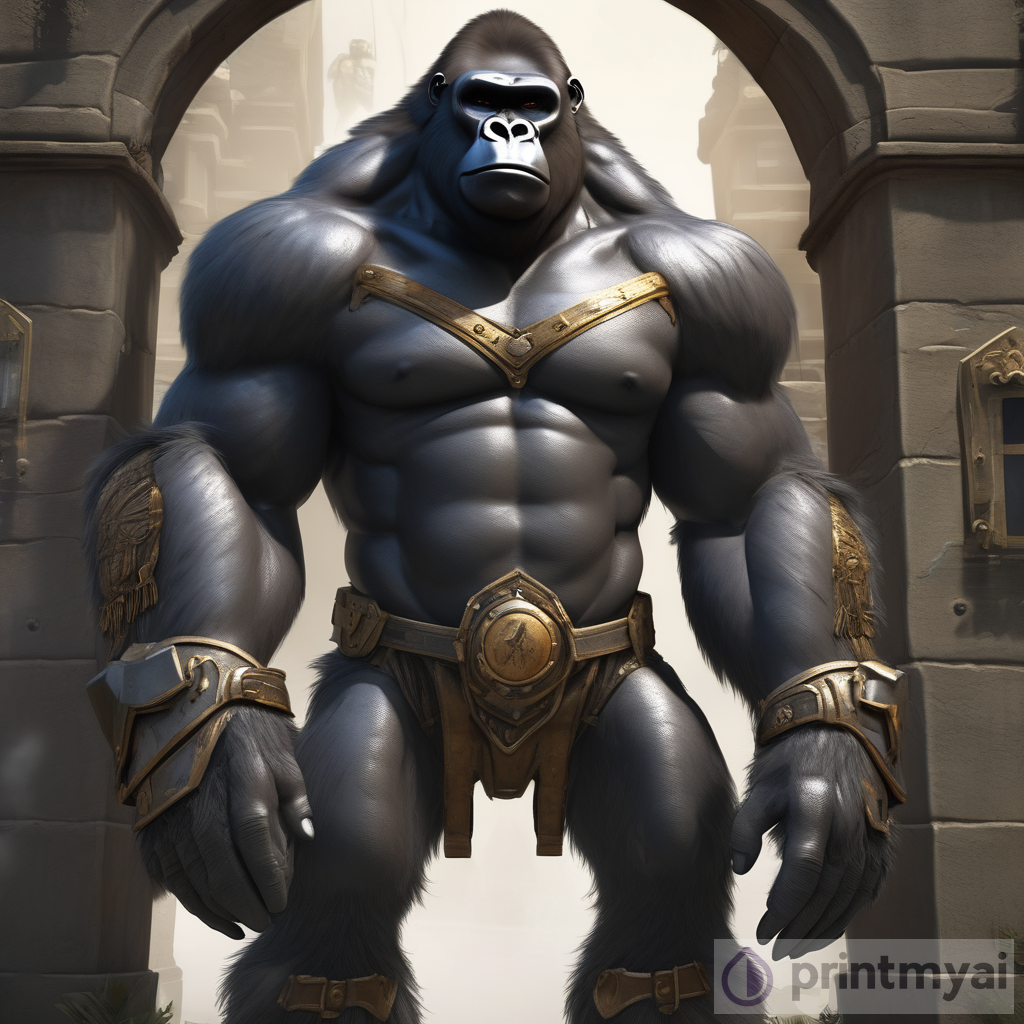 Safeguard: The Professional Avatar - A Photorealistic Gorilla