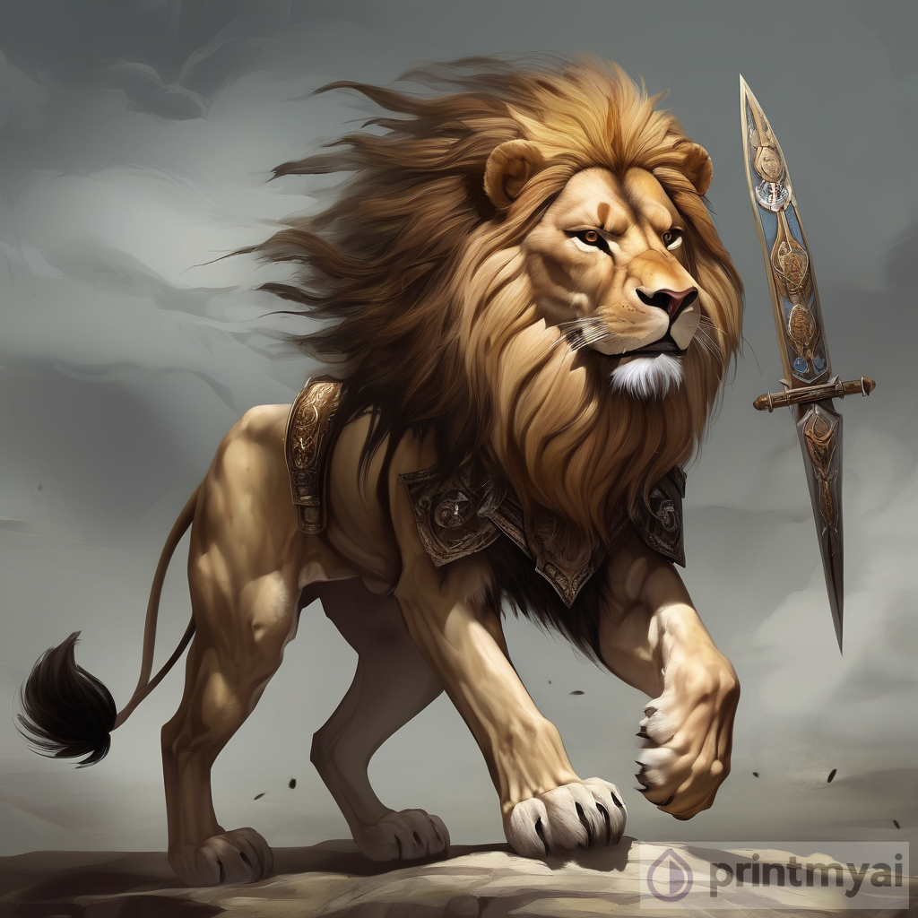 Vinlin: The Legendary Lion Warrior of Fantasy