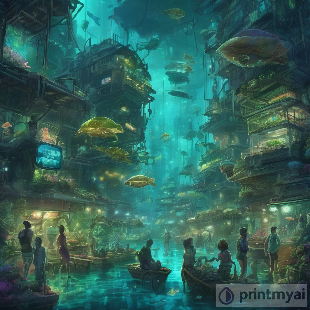 Mysteries of the Deep: The Luminous Underwater City