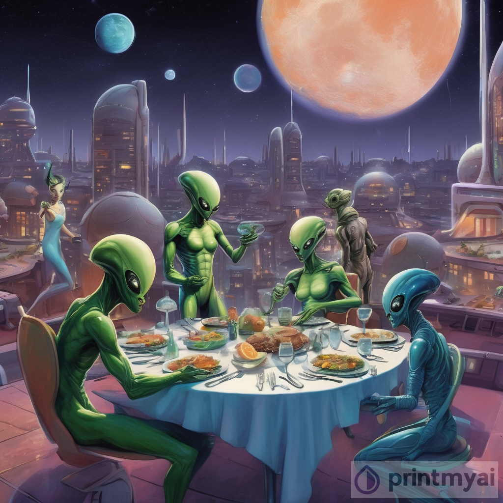 Extraterrestrial Epicureans: A Dinner Party Across Galaxies