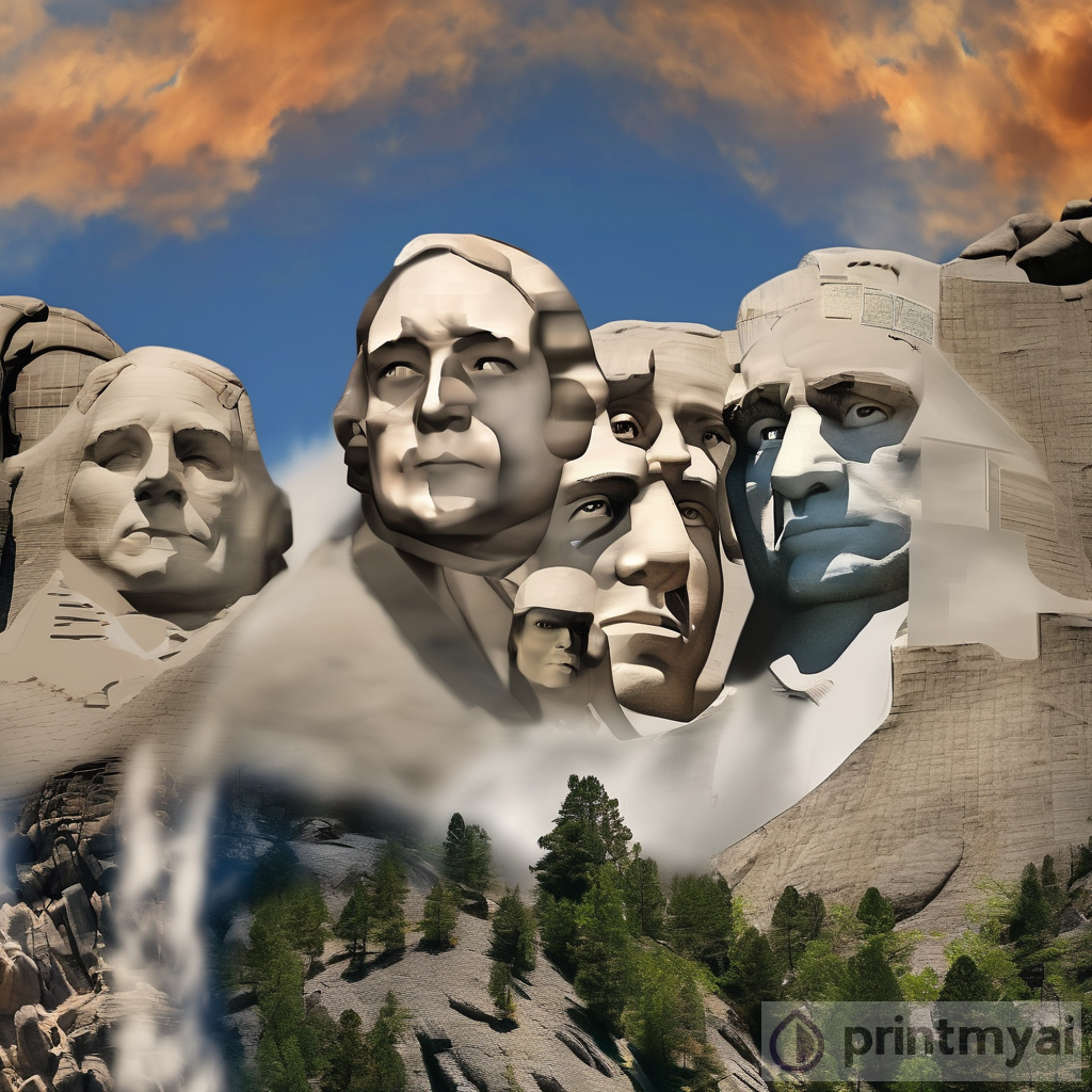 Mount Rushmore with Changing Faces: A Fusion of Cultures and Eras
