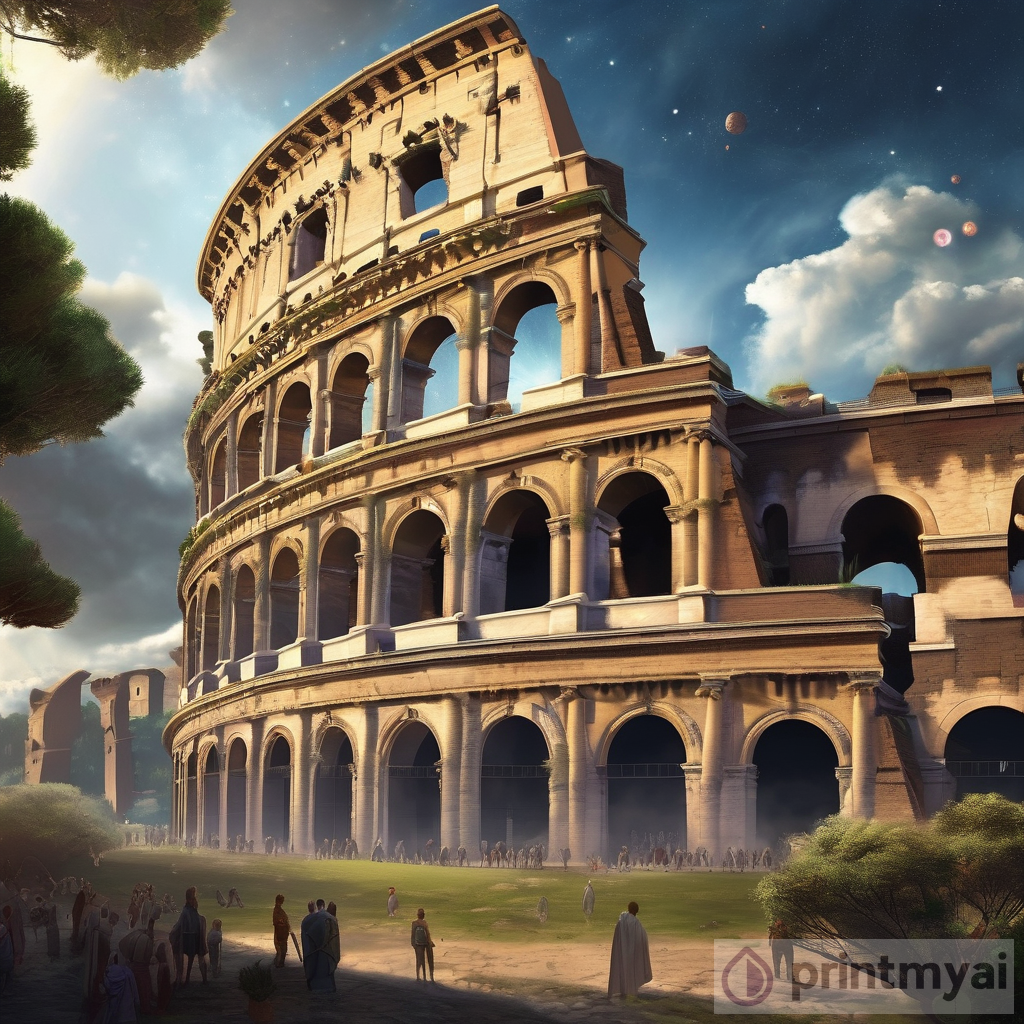 The Colosseum Hosting a Galactic Tournament