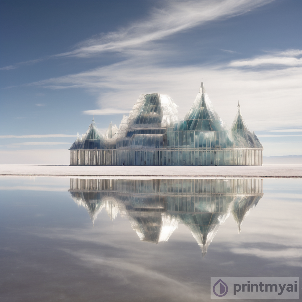 The Enchanting Marvel of a Crystal Palace on Bolivia's Salt Flats