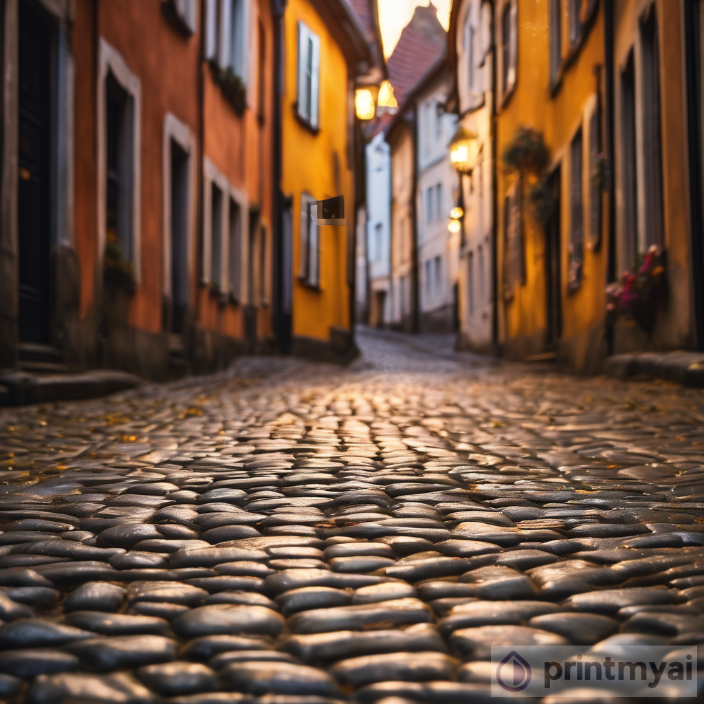 Capturing the Essence of an Old European Town: A Full Scene Photography Journey