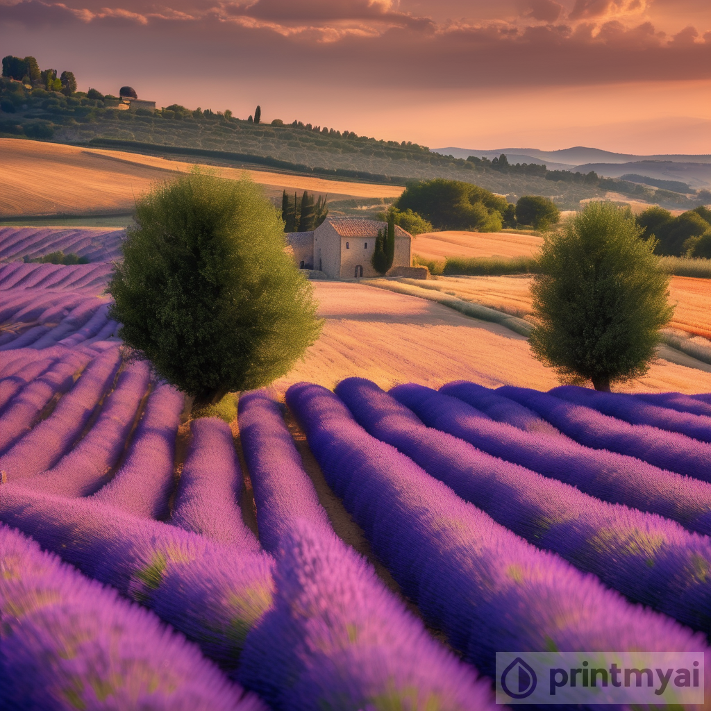 Exploring the Enchanting Lavender Fields of Provence at Sunrise