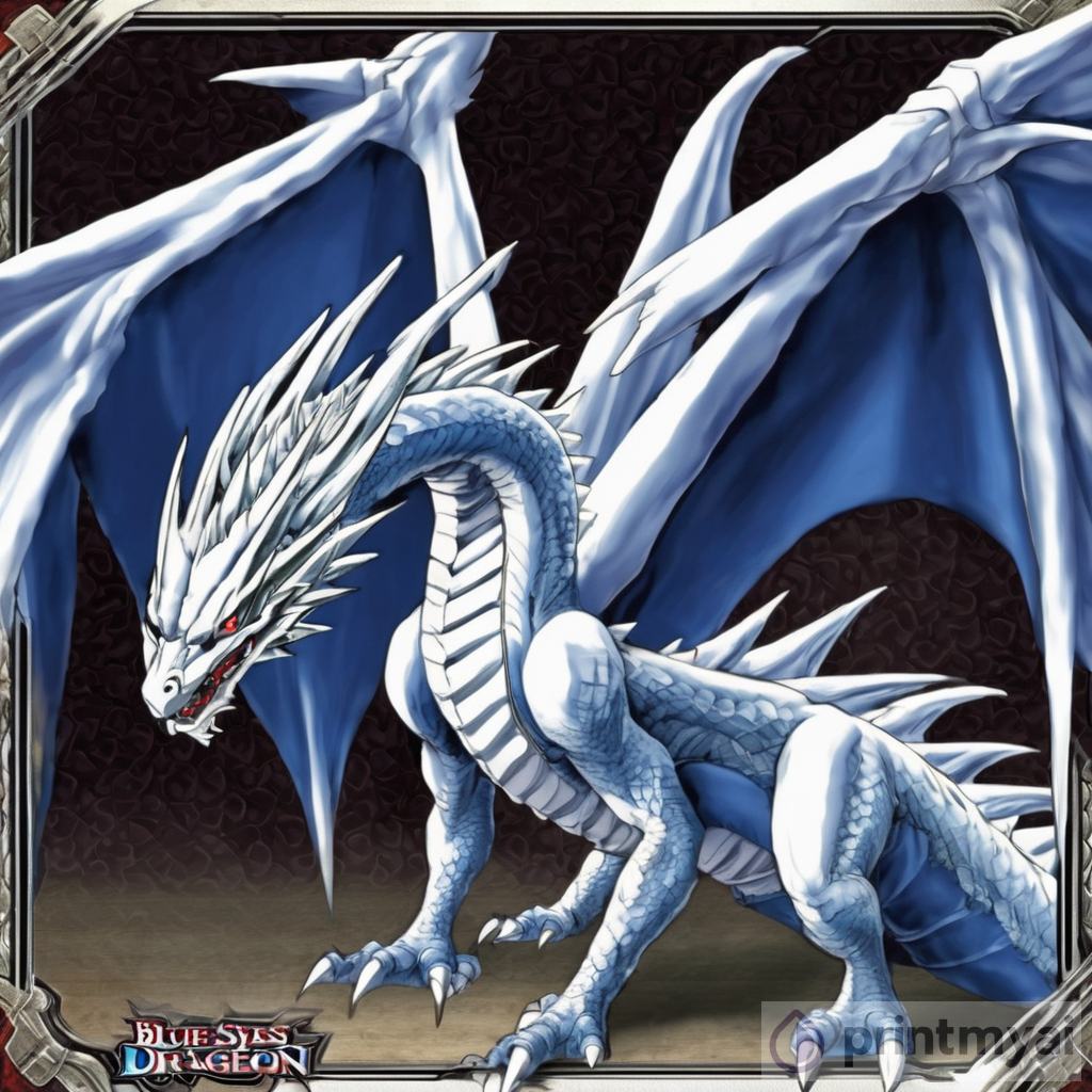 Exploring the Majestic Art of the Blue-Eyes White Dragon in Yu-Gi-Oh!