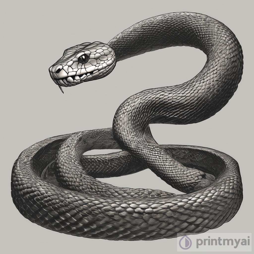 Snake with Hands: A Unique Artwork