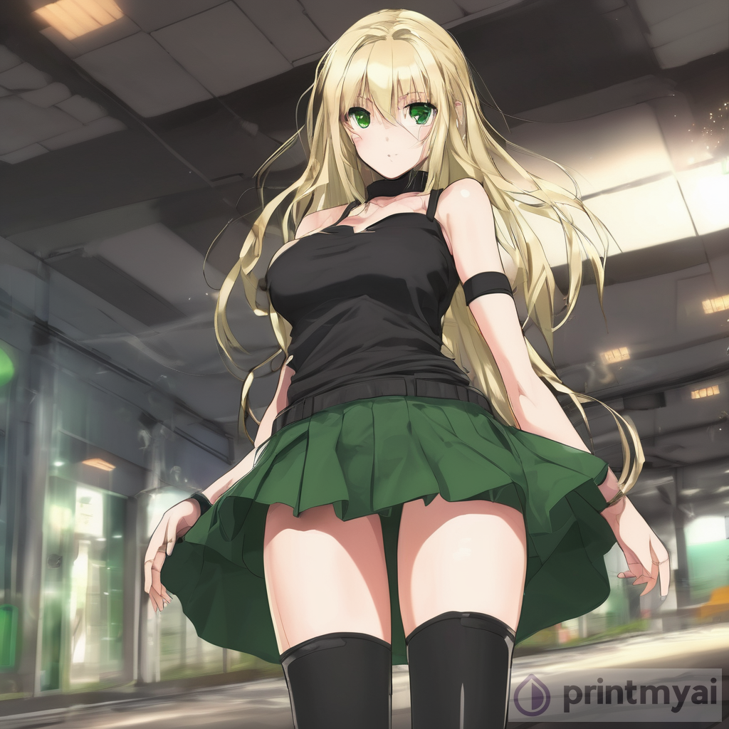 Exploring the Beautiful Art of a Long-Haired Anime Blondie