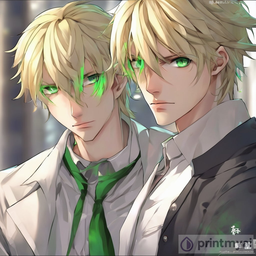 Discover the Mesmerizing Art of Chaisow's Anime Style: Makima with Blond Hair and Green Eyes