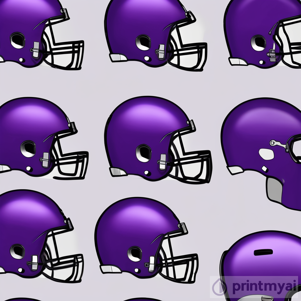 The Allure of the Purple Football Helmet