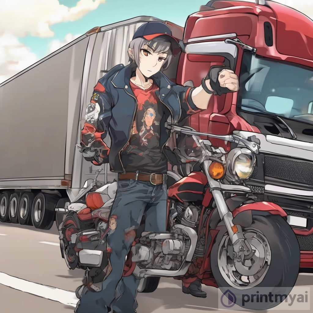 Truckerbiker Anime: An Unexpected Fusion of Two Iconic Subcultures