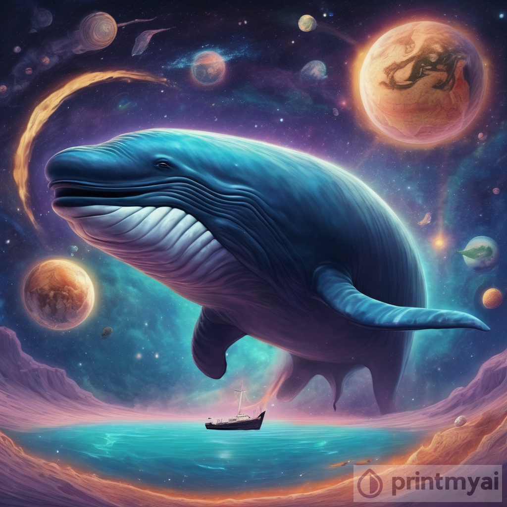 Exploring the Mystique of the Space Whale: A Majestic Artistic Encounter