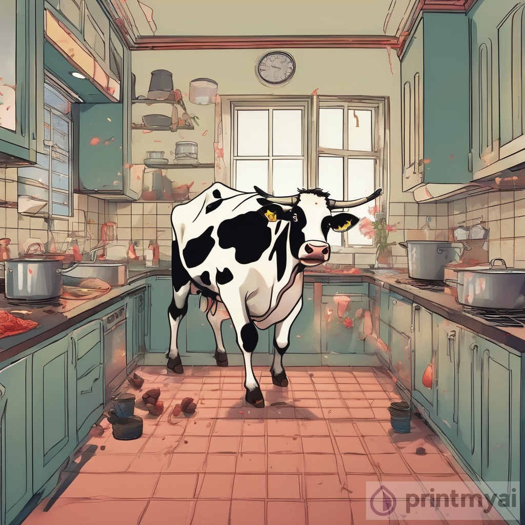 The Intriguing Dance: When a Cow Dances in the Kitchen