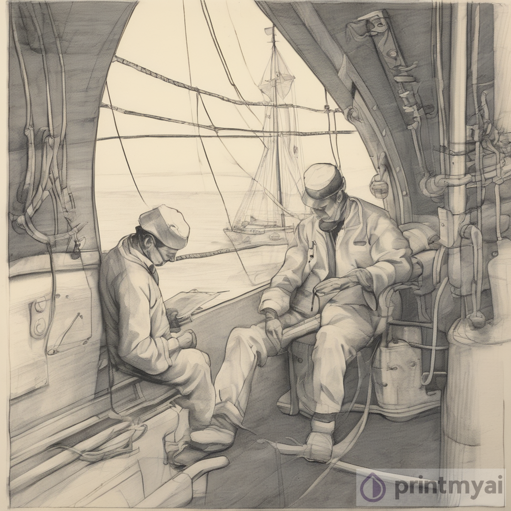 Abstract Art: The Journey of a Doctor and a Sailor on a Ship