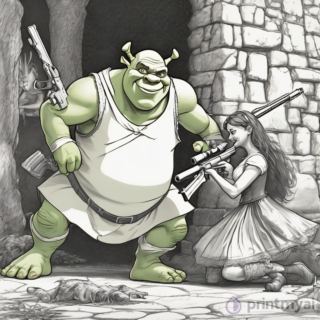 The Art of Shrek and Fiona: A Twist of Dark Fantasy