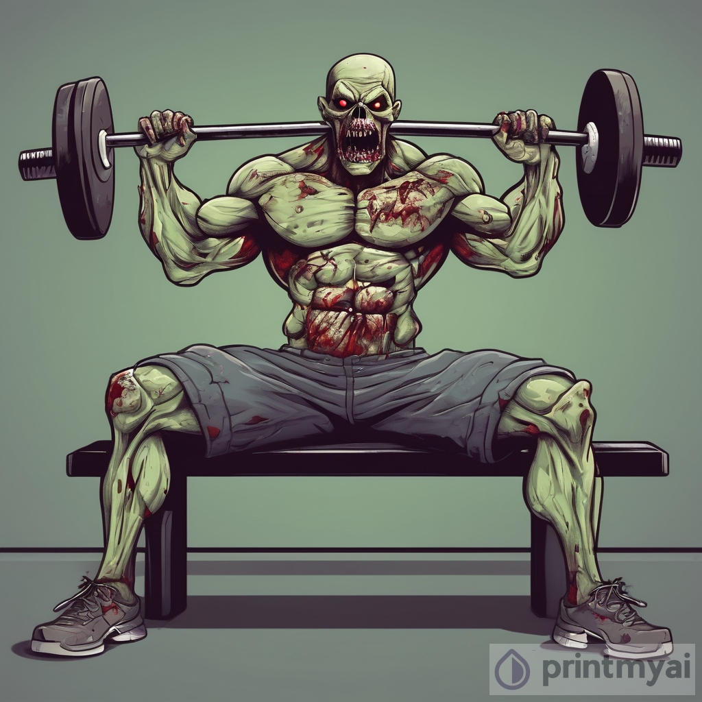 Muscular Zombie: The Unconventional Gym Buddy