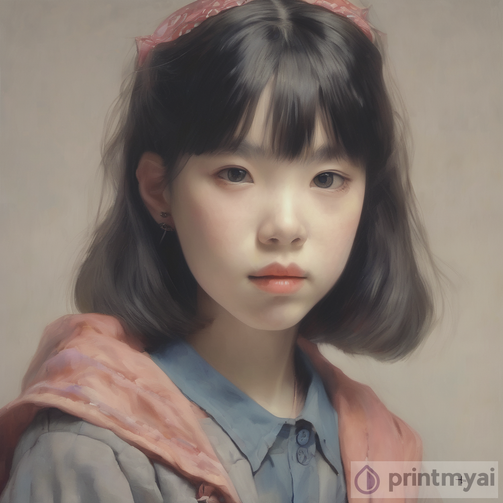 Exploring the Beauty of Art: A Captivating Portrait of a Girl