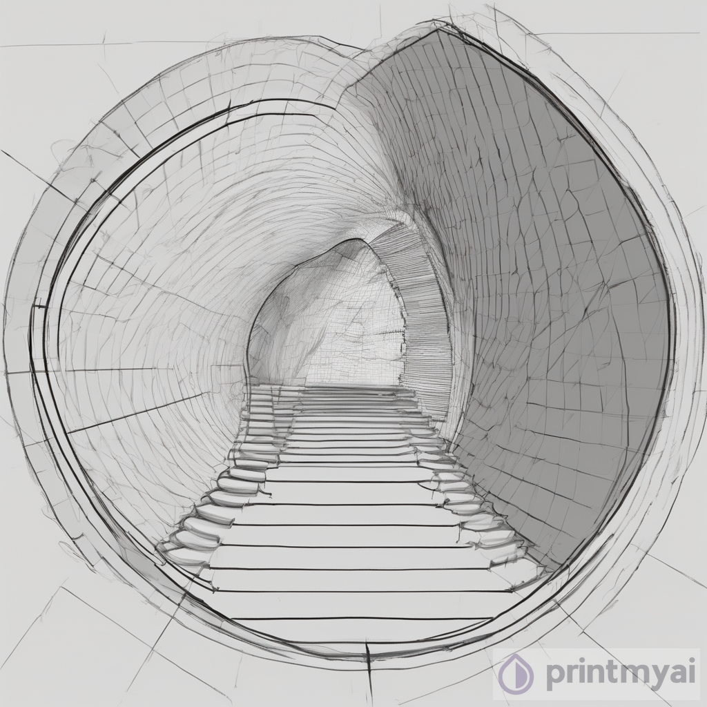 Exploring the Intricate Spiral: A Journey into the Round Staircase Inside the Cone