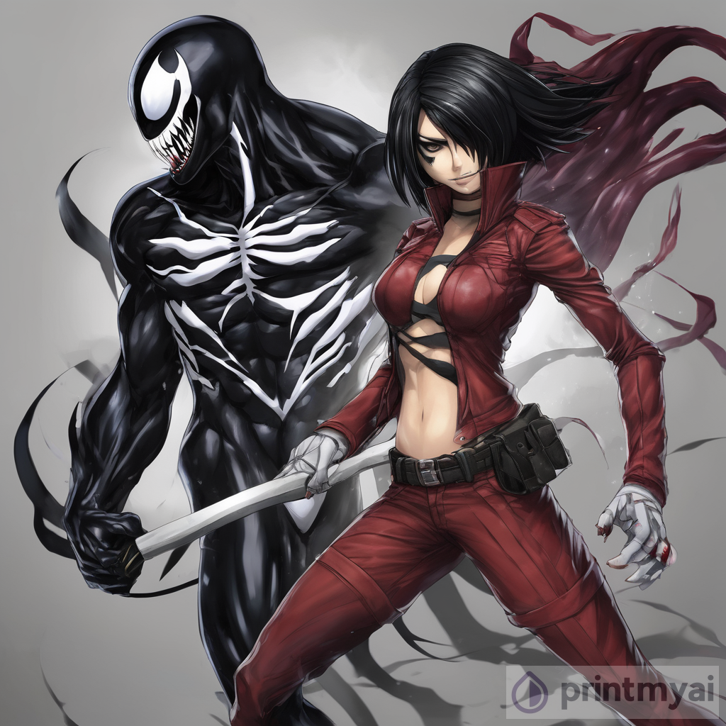 The Powerful Fusion of Mikasa Ackerman and Venom