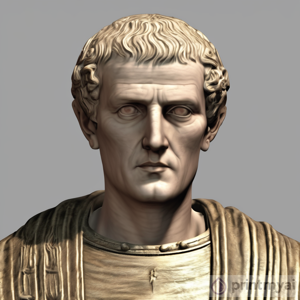 Emperor Tiberius Septim: A Captivating Artwork from Ancient Times
