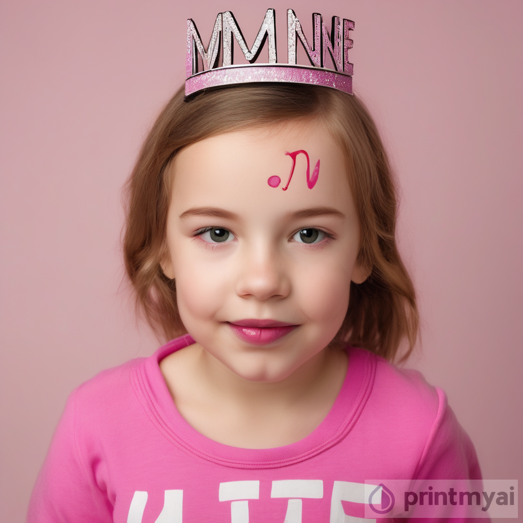 The Adorable Young Girl with a Message