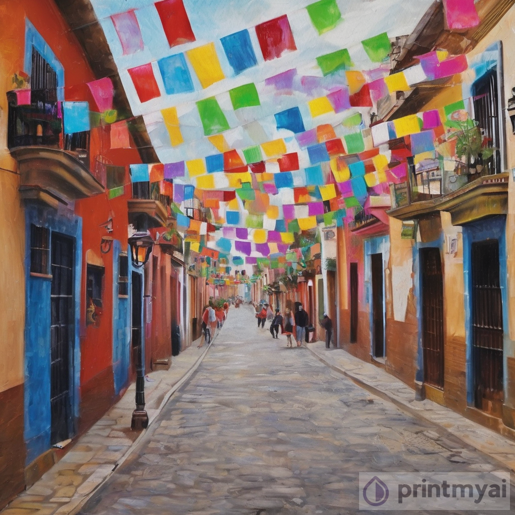 Calle en fiesta: A Vibrant Celebration of Art