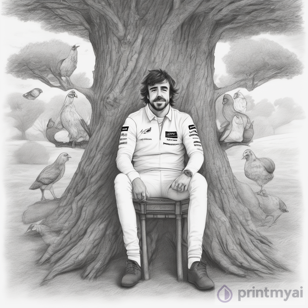 The Majestic Throne: Fernando Alonso and the Tree-turned-Thrones