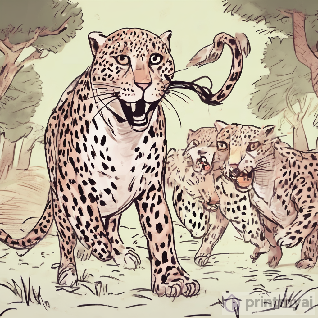 Wild and Adventurous Game Thumbnail: Leopards, Fights, and Crappy Drawings