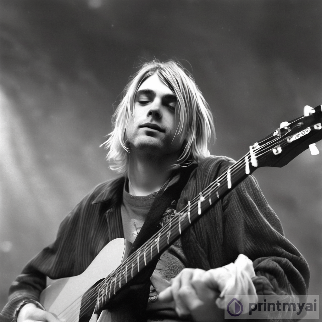 The Enduring Influence of Kurt Cobain in Today's Art Scene PrintMyAi