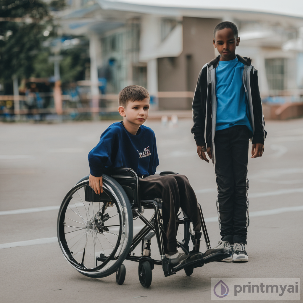 The Empowering Art: A Boy in a Wheelchair