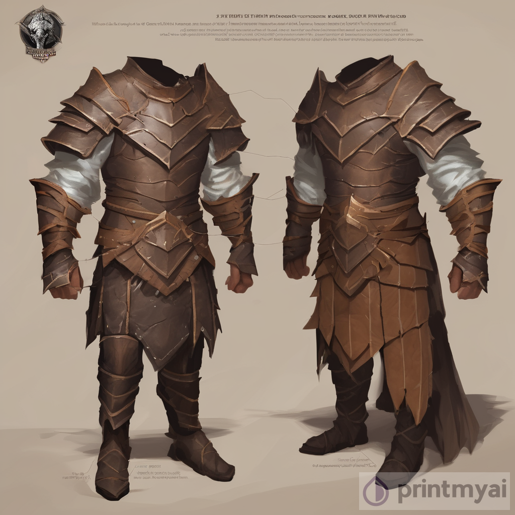 Creating Leather Armor from the Thunder Lightning Boar God's Skin for Dungeons and Dragons
