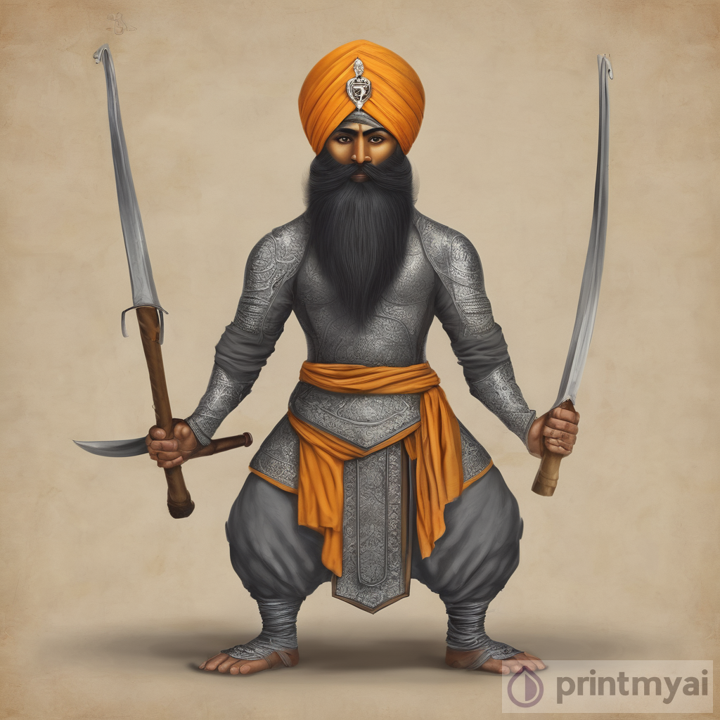 The Courageous Khalsa Warrior: A Symbol of Strength and Spirituality