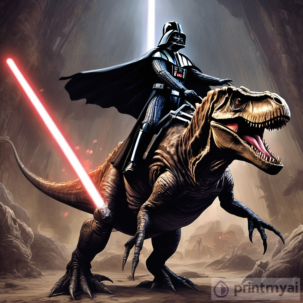 Darth Vader and the T-Rex: A Mighty Combination of Power and Force
