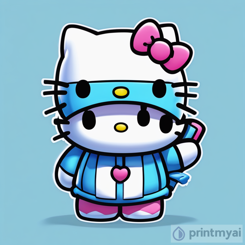 The Unexpected Friendship: Among Us Meets Hello Kitty