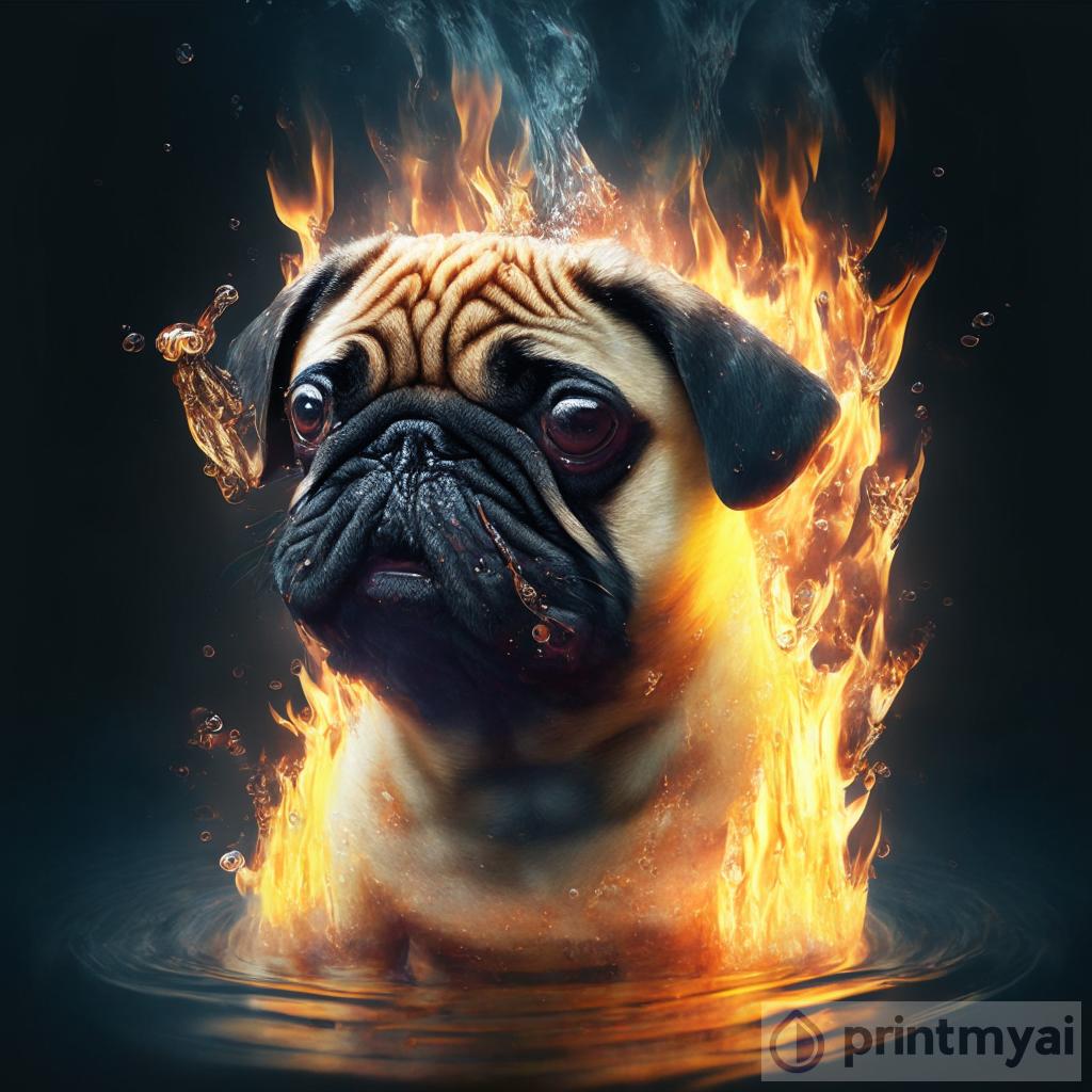 Discover the Fascinating Art of Pug Water Fire