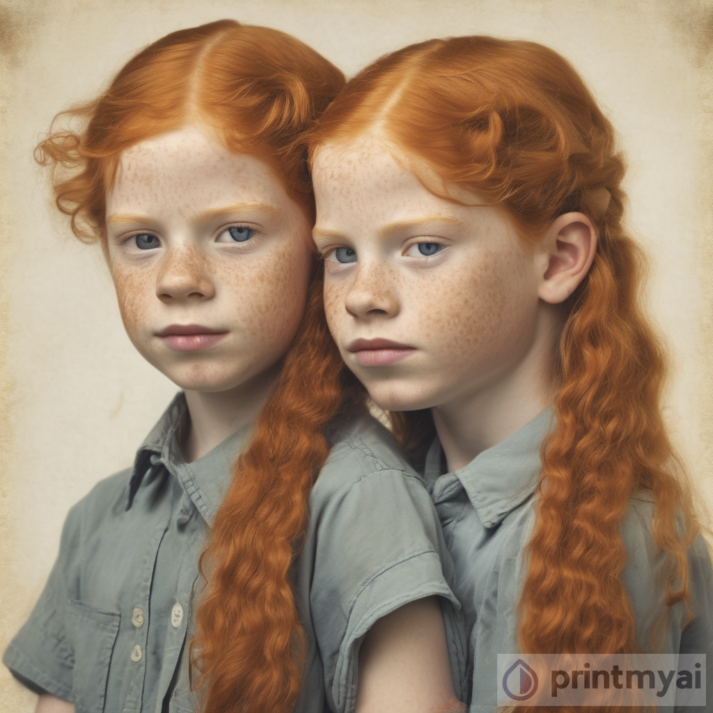 Ginger Twins: The Art of 11-Year-Old Creativity