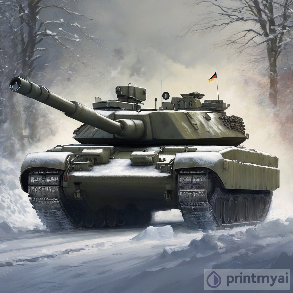 The Resilient Art of Cold War Leopard 2A4 German Tank