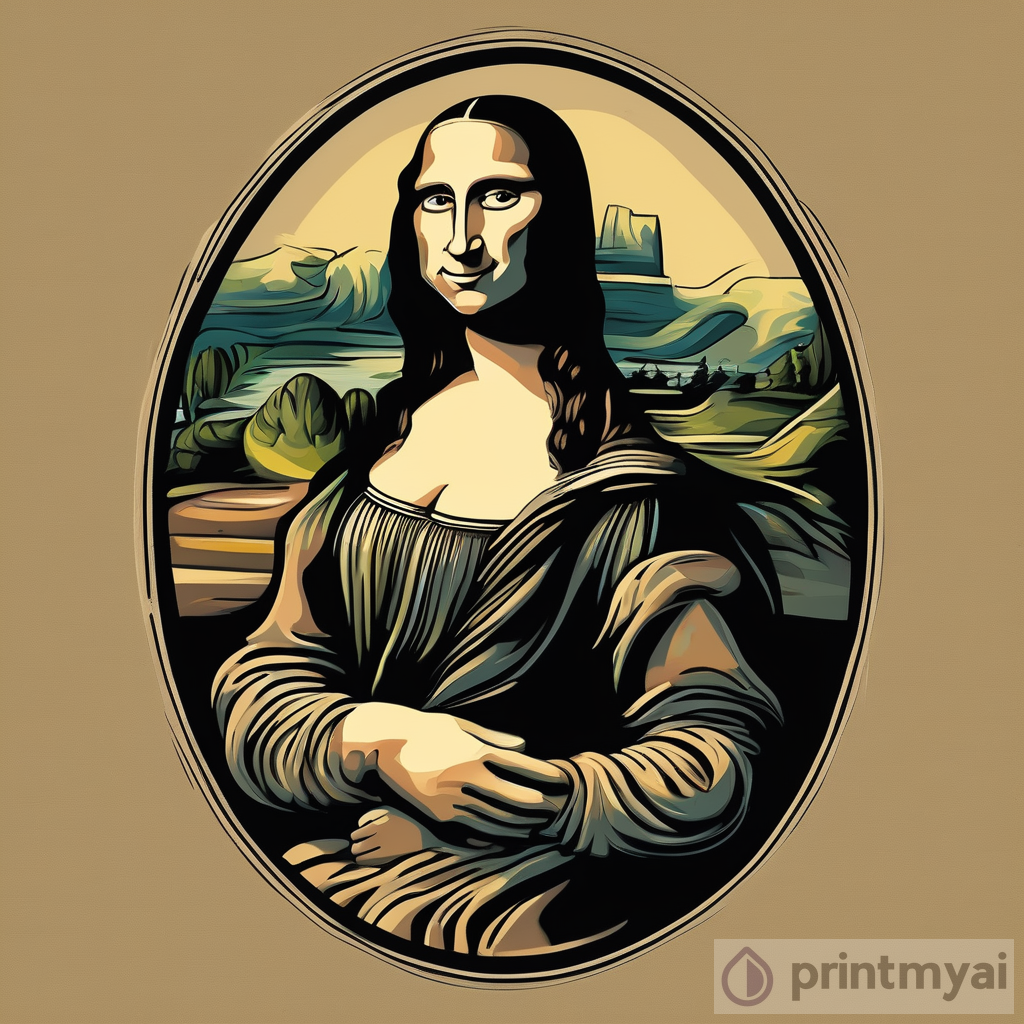 Muscular Mona Lisa: A Playful Twist on the Classic Artwork