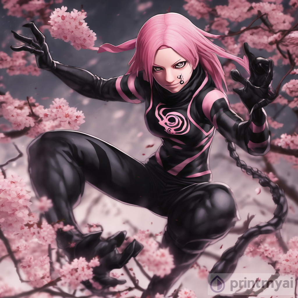 Sakura Haruno Symbiote - A unique blend of strength and beauty