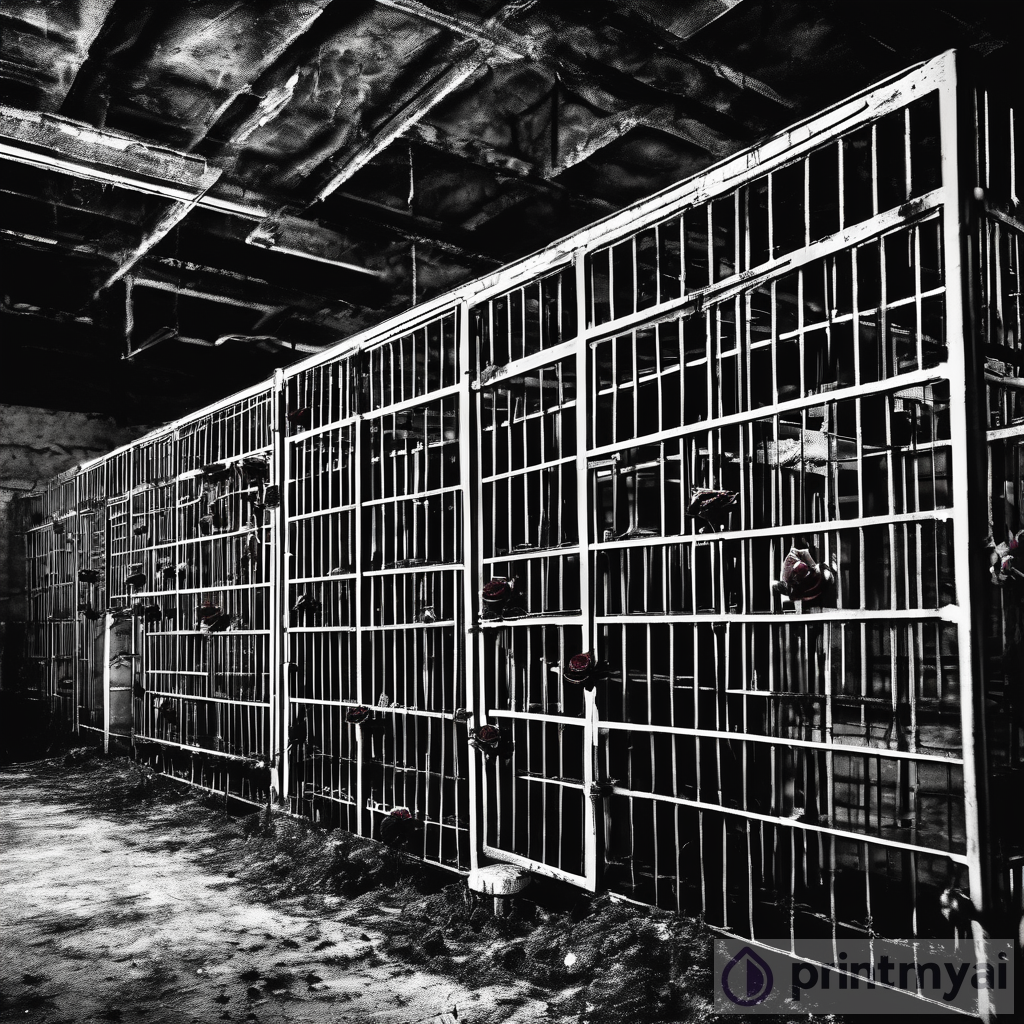 Glimpses of Beauty: Exploring an Abandoned Slaughterhouse in Black and White