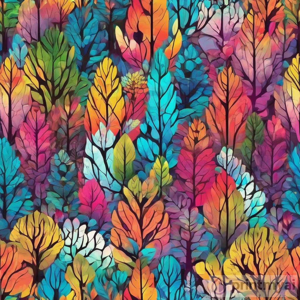 Colorful Nature Artwork: Vibrant Creation Inspired by the Beauty of Nature