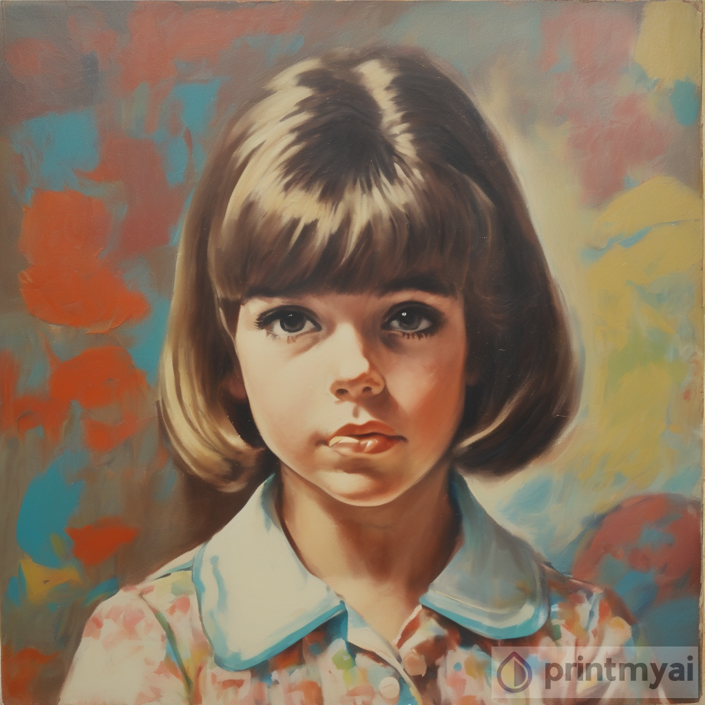 1960s Girl Painting: Embracing Artistic Freedom